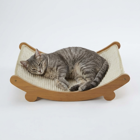 Cat Scratching Board | Curved Cardboard Cat Scratcher | PurrCurve