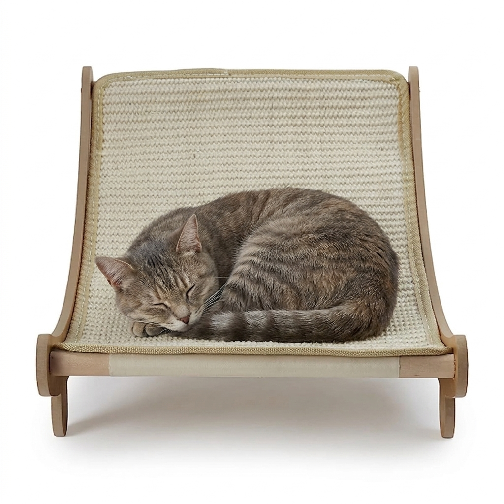Cat Scratching Board | Curved Cardboard Cat Scratcher | PurrCurve