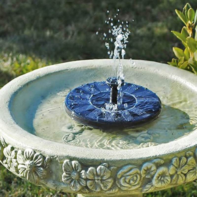 Solar Water Fountain | Floating Solar Bird Bath Fountain | SolarSplash
