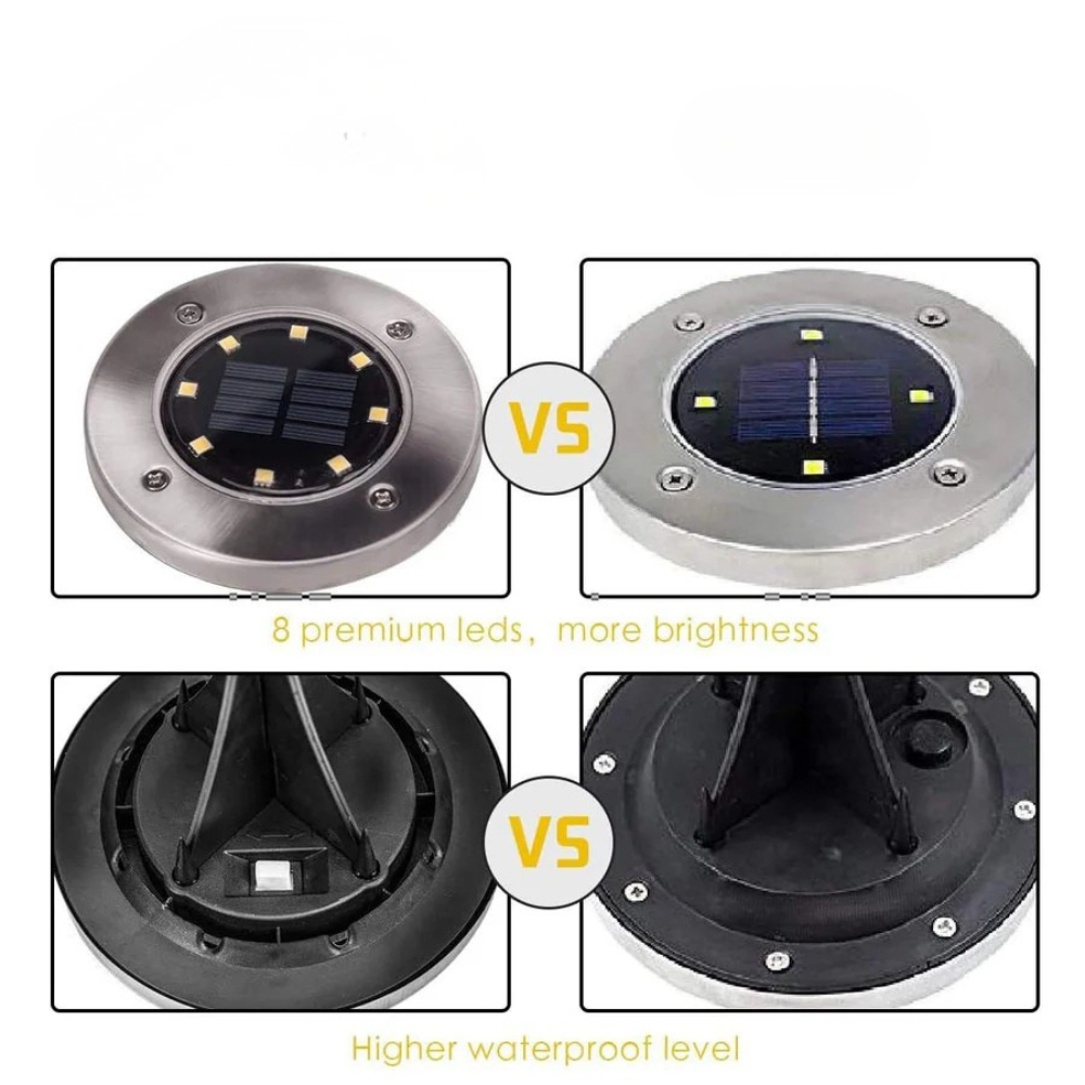 Solar Ground Lights | Waterproof Outdoor Pathway Lighting | SolLights