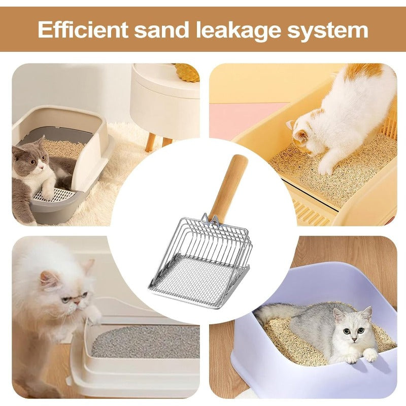 Cat Litter Scoop | Dual Layer Sifting Scooper | CleanPaws