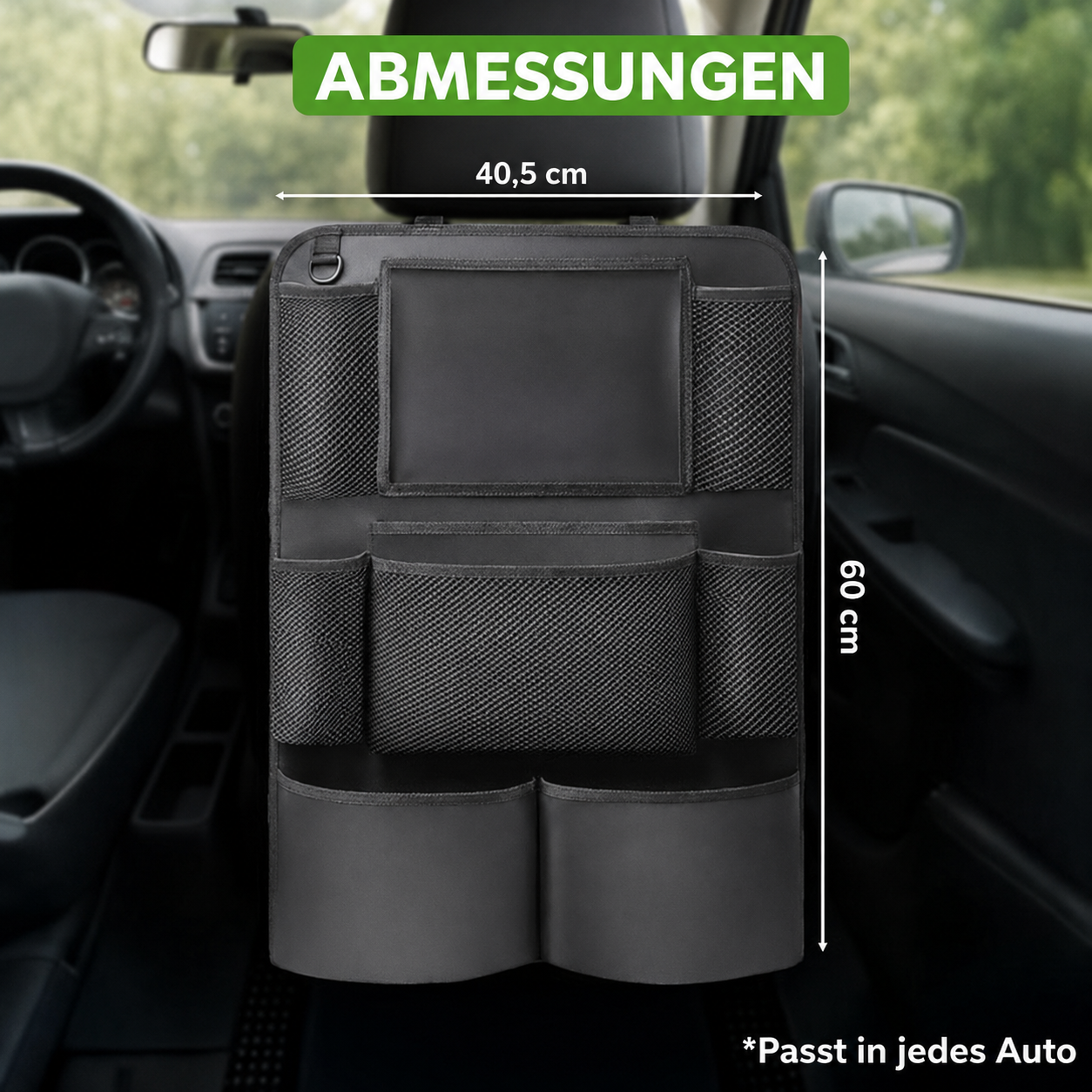 Car Seat Organizer | Backseat Storage With Tablet Holder | SeatNest