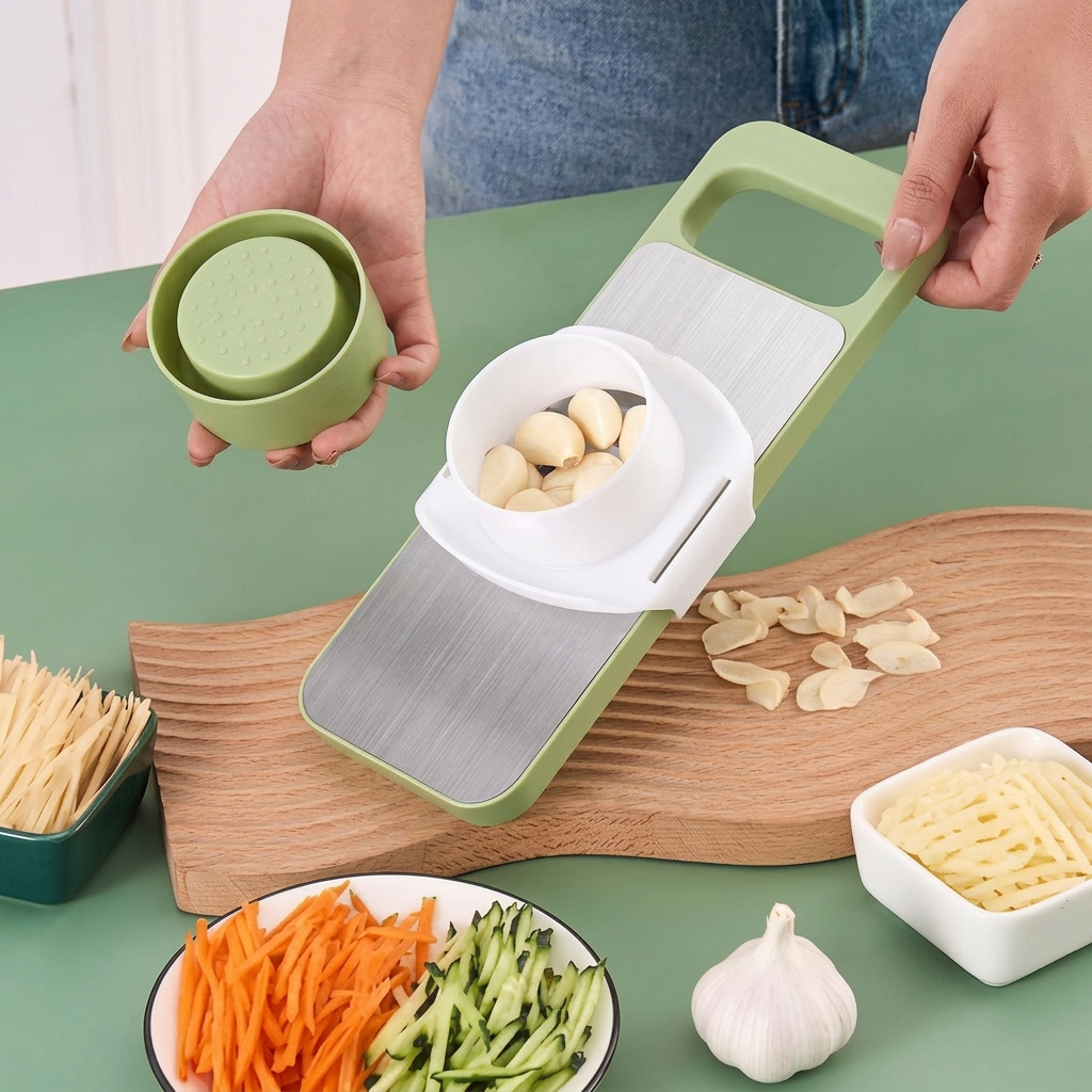 Vegetable Chopper Slicer | 6-Blade Kitchen Cutter Tool | SlicePro