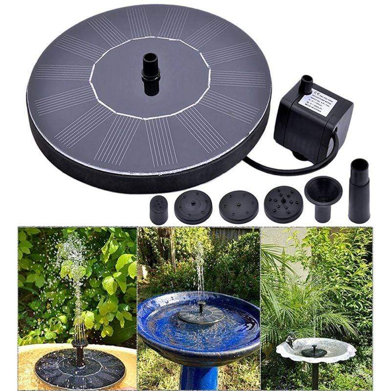Solar Water Fountain | Floating Solar Bird Bath Fountain | SolarSplash