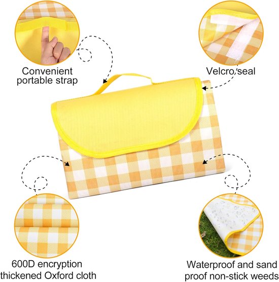 Foldable Picnic Mat | Water-Resistant Outdoor Camping Blanket | ParkPax