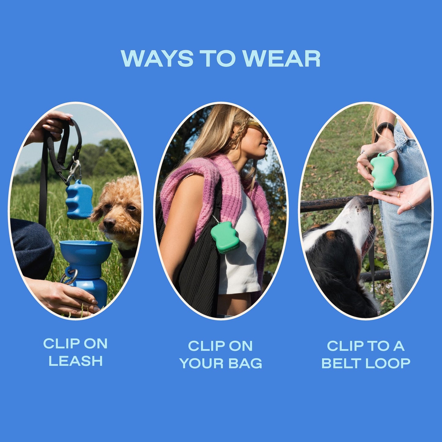 PawPop Treat Dispenser | Portable Silicone Dog Reward Pouch | PawPop