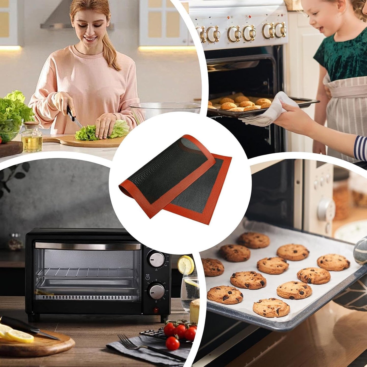 Silicone Baking Mat | Reusable Non-Stick Oven Liner | BakeLoop