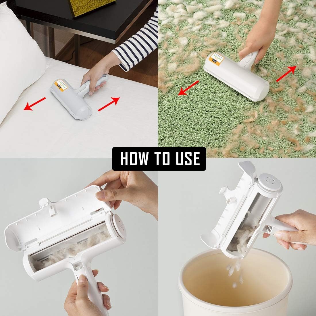 Pet Hair Remover Brush | Reusable Fur & Lint Cleaner | FurLift