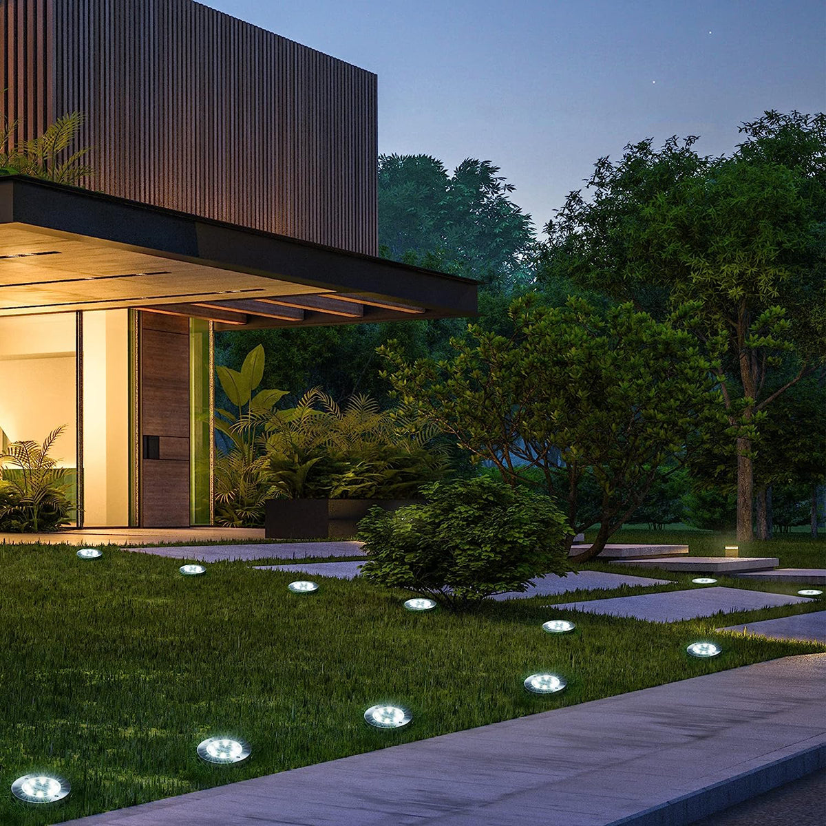 Solar Ground Lights | Waterproof Outdoor Pathway Lighting | SolLights