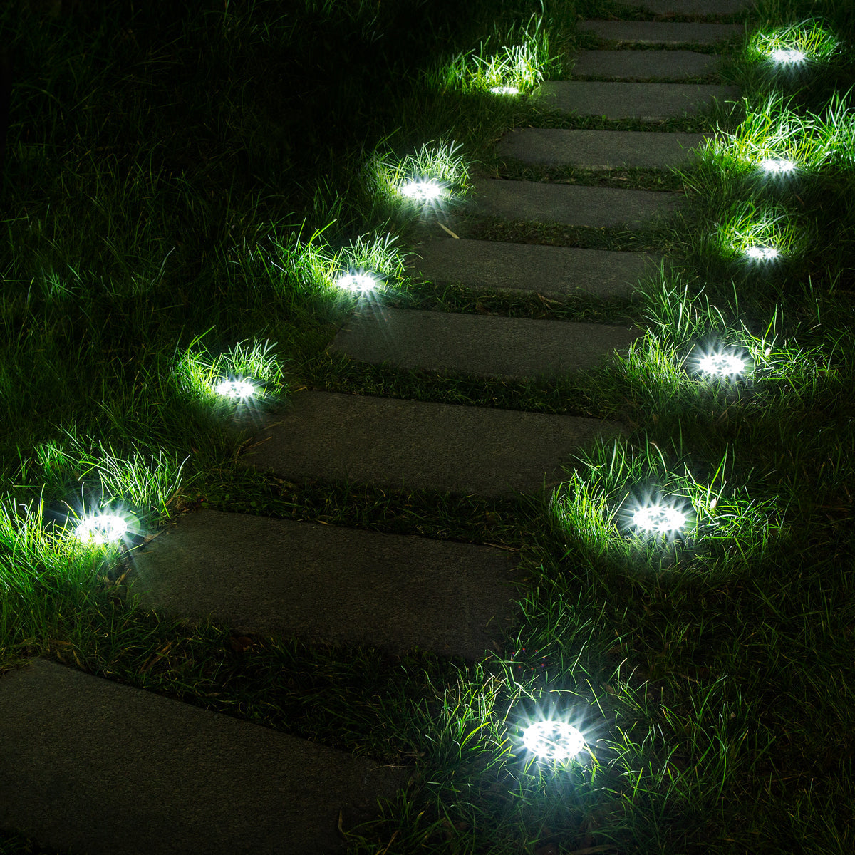 Solar Ground Lights | Waterproof Outdoor Pathway Lighting | SolLights