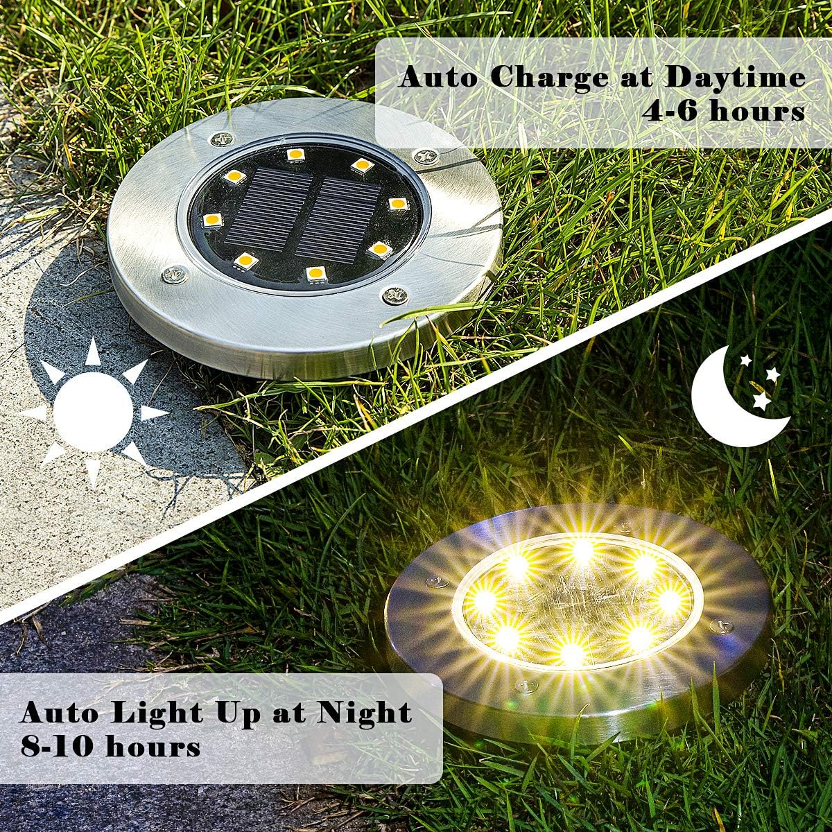 Solar Ground Lights | Waterproof Outdoor Pathway Lighting | SolLights