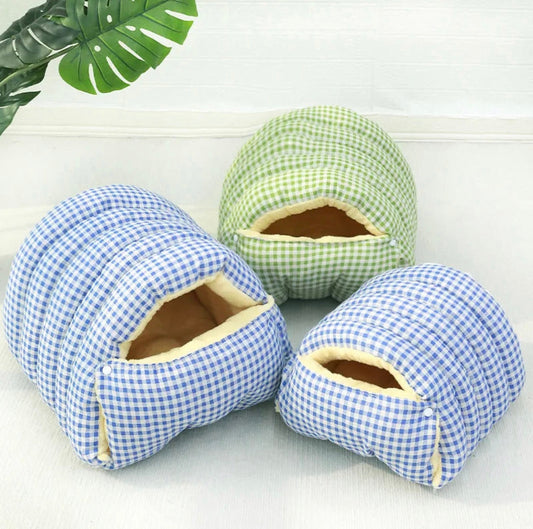 Cat Sleeping Bag Bed | Cozy Burrow Tunnel Pet Bed | SnuggleNest