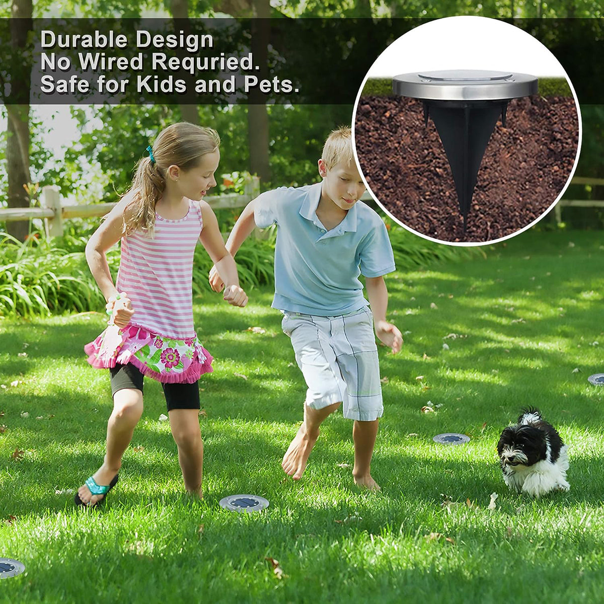 Solar Ground Lights | Waterproof Outdoor Pathway Lighting | SolLights