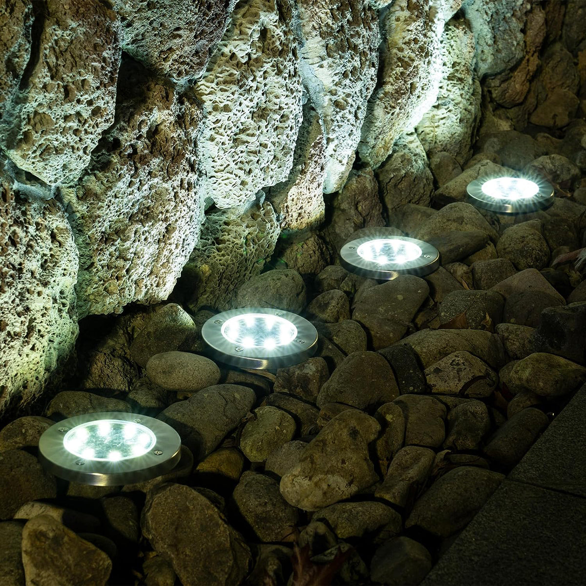 Solar Ground Lights | Waterproof Outdoor Pathway Lighting | SolLights