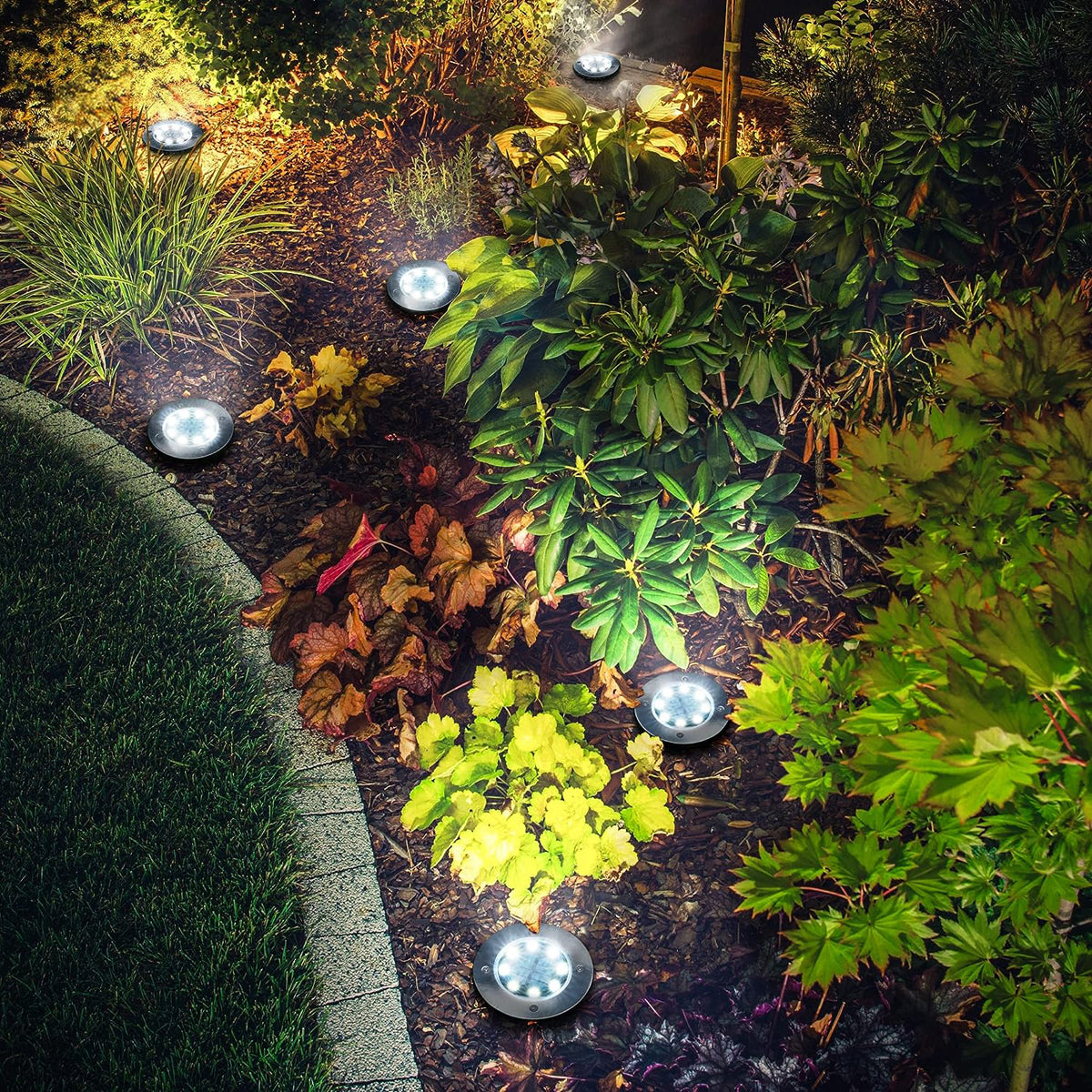 Solar Ground Lights | Waterproof Outdoor Pathway Lighting | SolLights