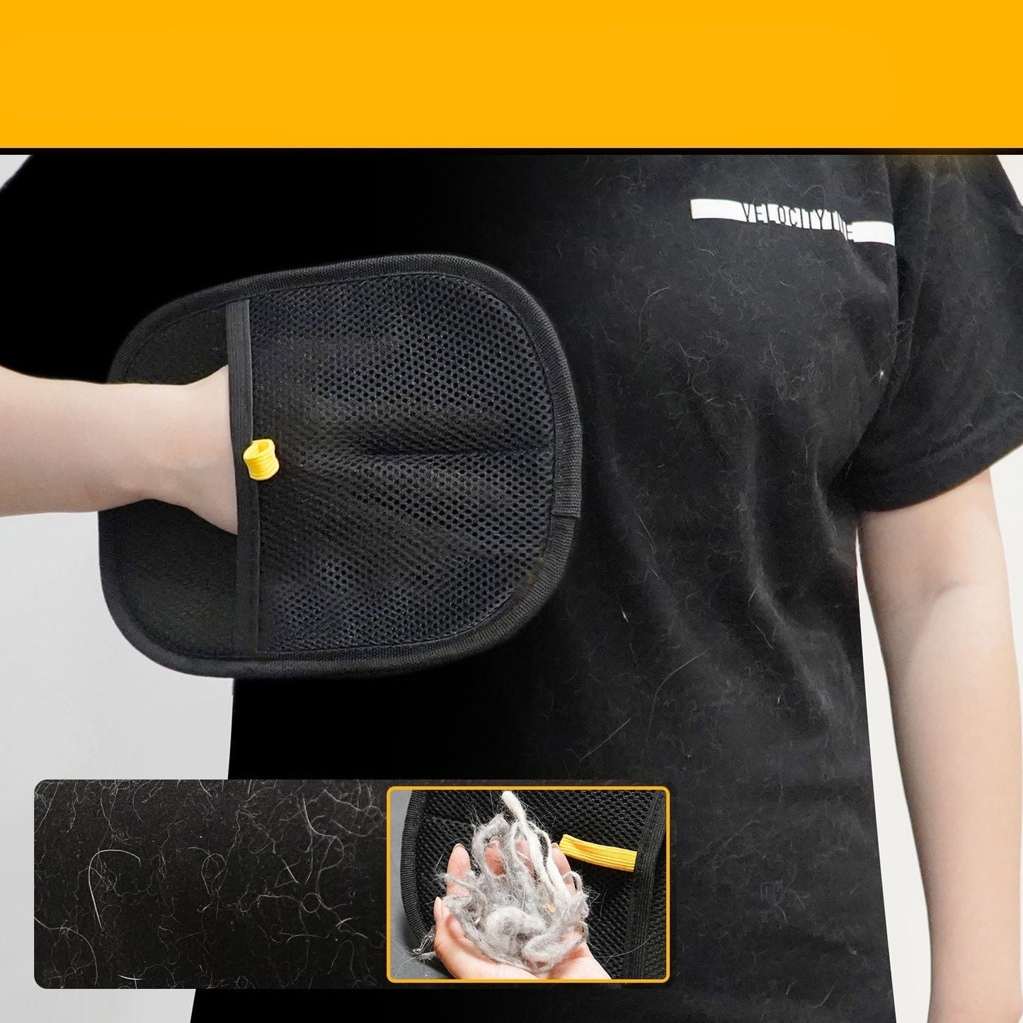Pet Hair Remover Glove | Gentle Deshedding Grooming Brush | FurEase