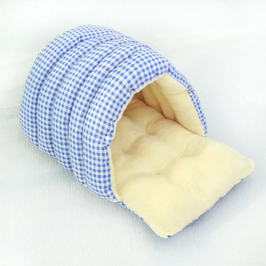 Cat Sleeping Bag Bed | Cozy Burrow Tunnel Pet Bed | SnuggleNest