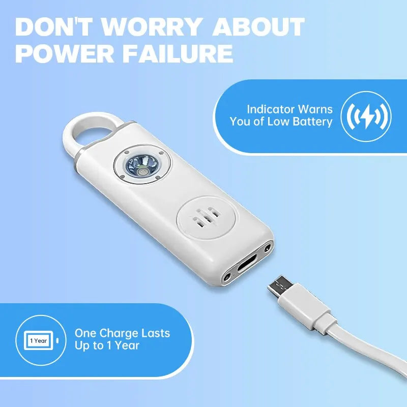 Personal Safety Alarm | 130dB Self Defense Keychain Alarm | MilitaryKart