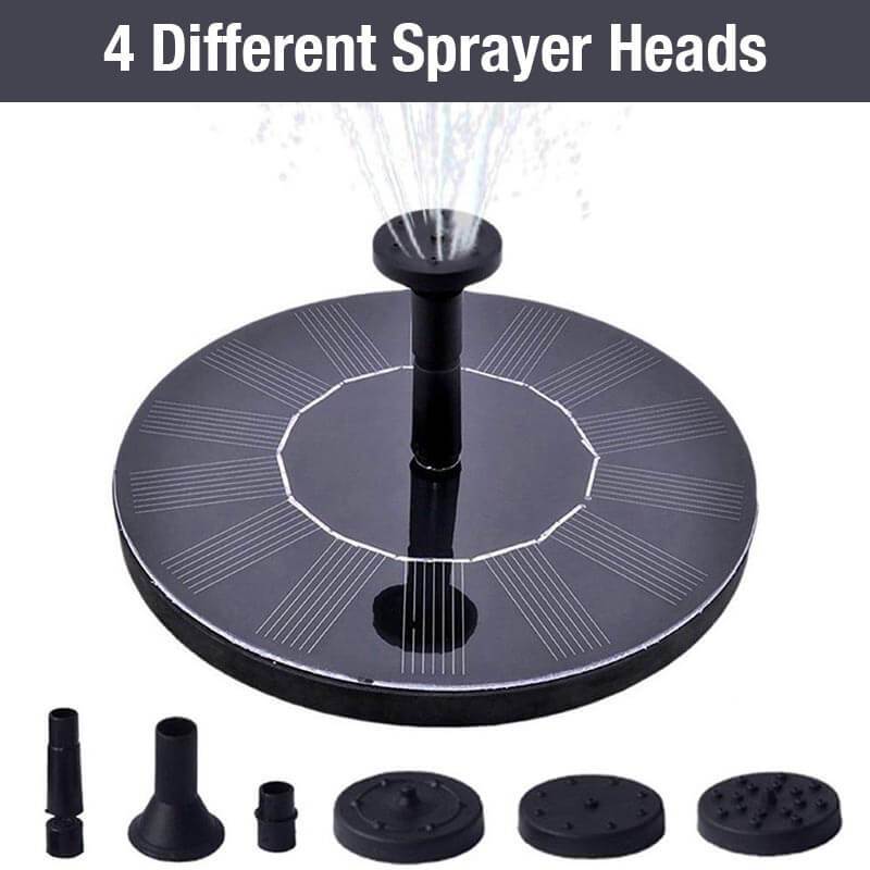 Solar Water Fountain | Floating Solar Bird Bath Fountain | SolarSplash