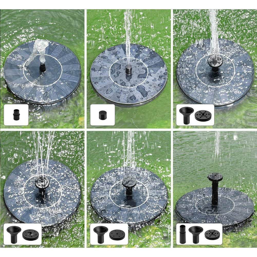 Solar Water Fountain | Floating Solar Bird Bath Fountain | SolarSplash