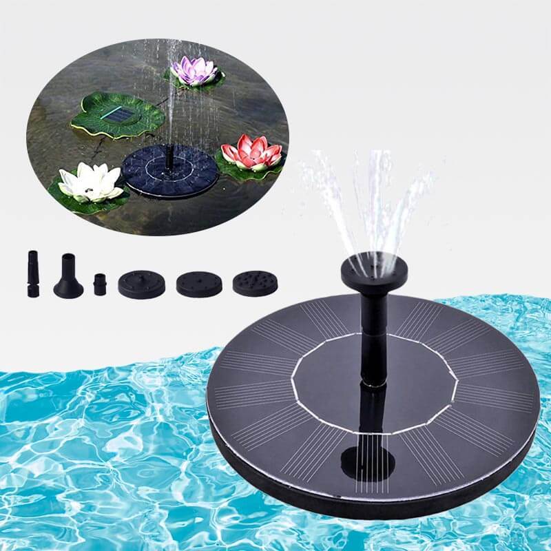 Solar Water Fountain | Floating Solar Bird Bath Fountain | SolarSplash