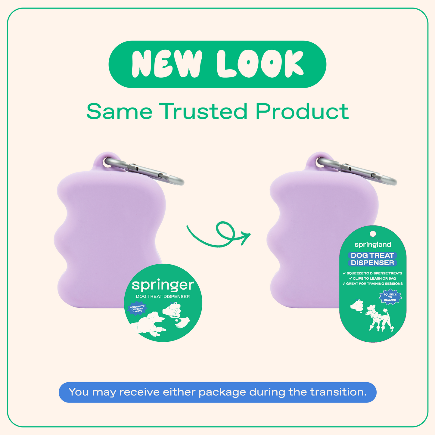PawPop Treat Dispenser | Portable Silicone Dog Reward Pouch | PawPop