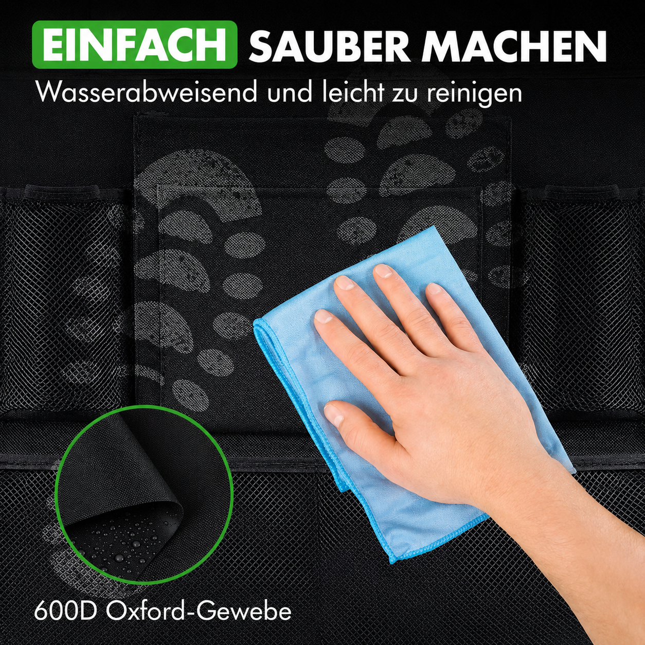Car Seat Organizer | Backseat Storage With Tablet Holder | SeatNest