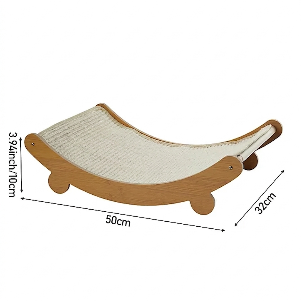Cat Scratching Board | Curved Cardboard Cat Scratcher | PurrCurve