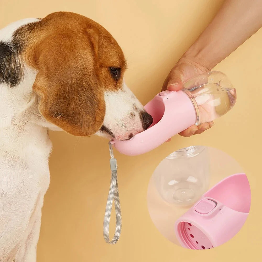 Portable Dog Water Bottle | Leak-Resistant Travel Drinking Bowl | AquaPup