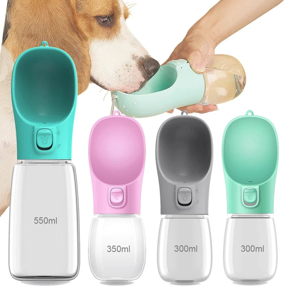 Portable Dog Water Bottle | Leak-Resistant Travel Drinking Bowl | AquaPup